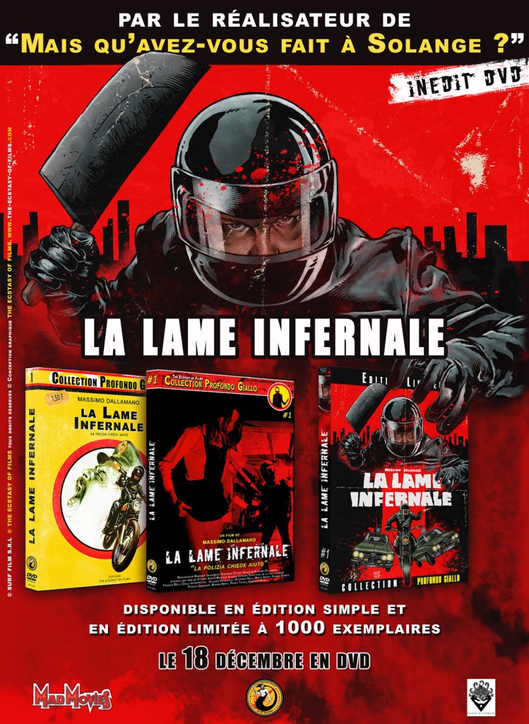 La Lame Infernale DVD