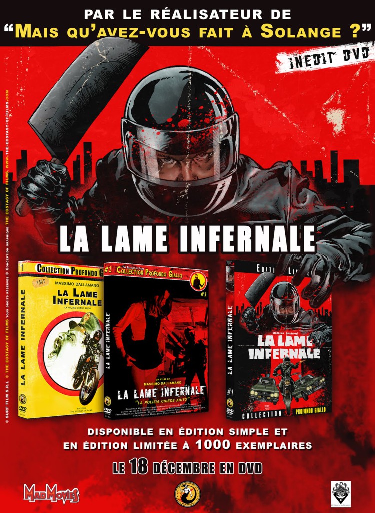 La Lame Infernale DVD