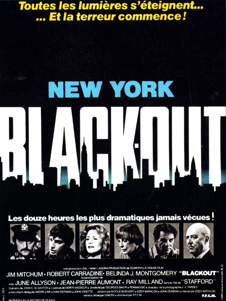 NEW YORK BLACK OUT (ET LA TERREUR COMMENCE)