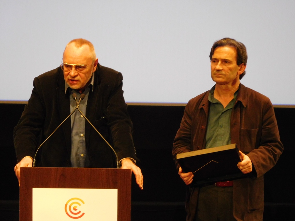 Guy Scarpetta et Benoît Peeters